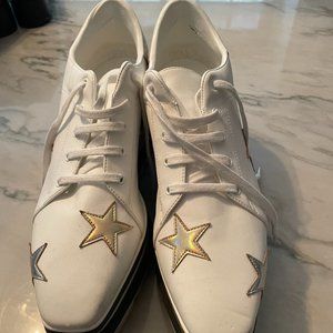 Stella McCartney Star sneakers on platform, Size 8.5